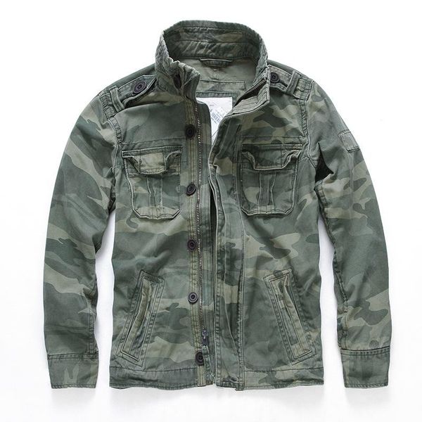 mens camouflage combat jackets pockets army coats stand collar outwear casual cotton male tactical jacket, Black;brown
mens camouflage combat jackets pockets army coats stand collar outwear casual cotton male tactical jacket, Black;brown
