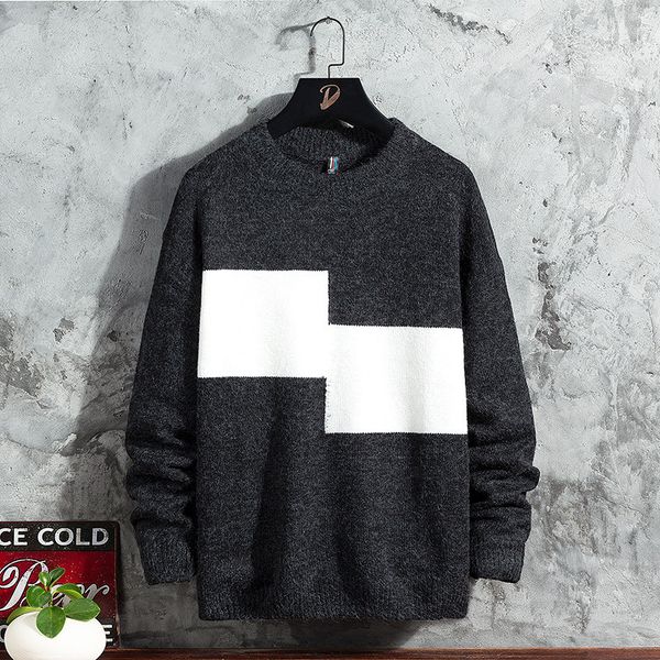 2021 new warm autumn pullovers men casual o-neck home wear mens sweaters long sleeve patchwork fit knitted thicken men's jumper new qdm, White;black
2021 new warm autumn pullovers men casual o-neck home wear mens sweaters long sleeve patchwork fit knitted thicken men's jumper new qdm, White;black