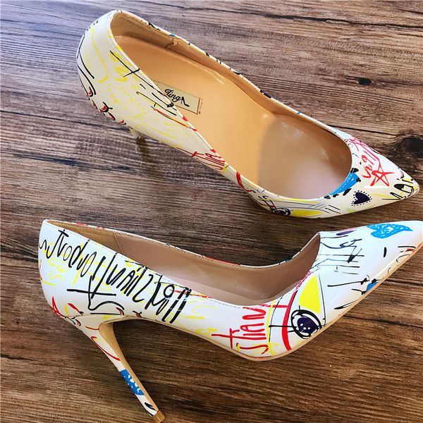 of ent fashion women multi-graffiti white pointy toe high heels size33-43 12 cm 8 in wedding shoes party 7so6, Black
of ent fashion women multi-graffiti white pointy toe high heels size33-43 12 cm 8 in wedding shoes party 7so6, Black