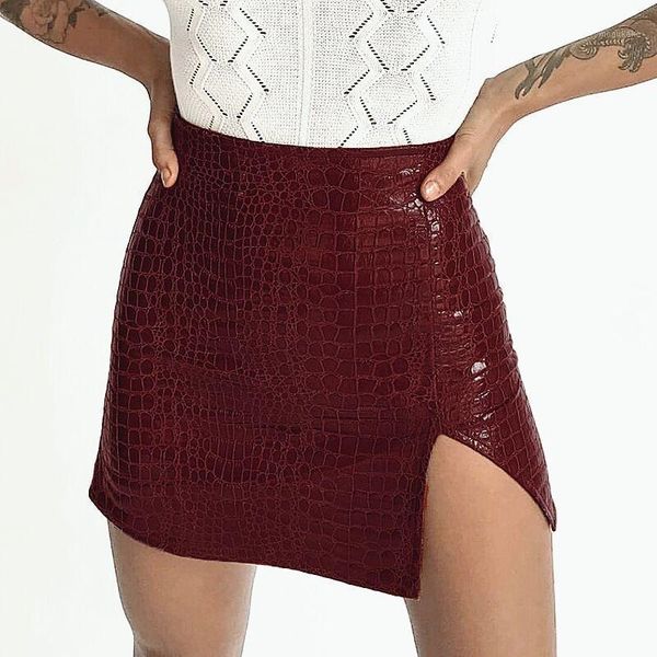 yyxz spring fashion slim pu skirt sml high waist skirt crocodile print woman casual mini splits lady sheath1, Black
yyxz spring fashion slim pu skirt sml high waist skirt crocodile print woman casual mini splits lady sheath1, Black