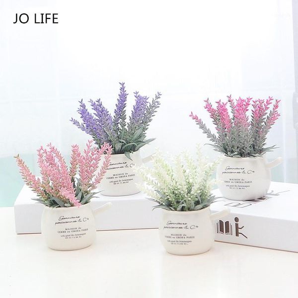 jo life home office wedding decoration artificial flower bouquet ceramic flower pot mini artificial lavender bonsai1
jo life home office wedding decoration artificial flower bouquet ceramic flower pot mini artificial lavender bonsai1