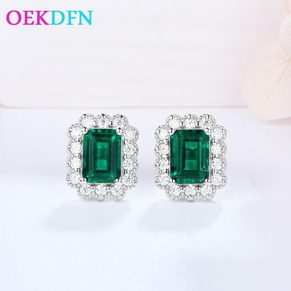 oekdfn 100% 925 sterling silver stud earrings emerald created moissanite diamonds gemstone ear studs fine jewelry wholesale, Golden;silver
oekdfn 100% 925 sterling silver stud earrings emerald created moissanite diamonds gemstone ear studs fine jewelry wholesale, Golden;silver
