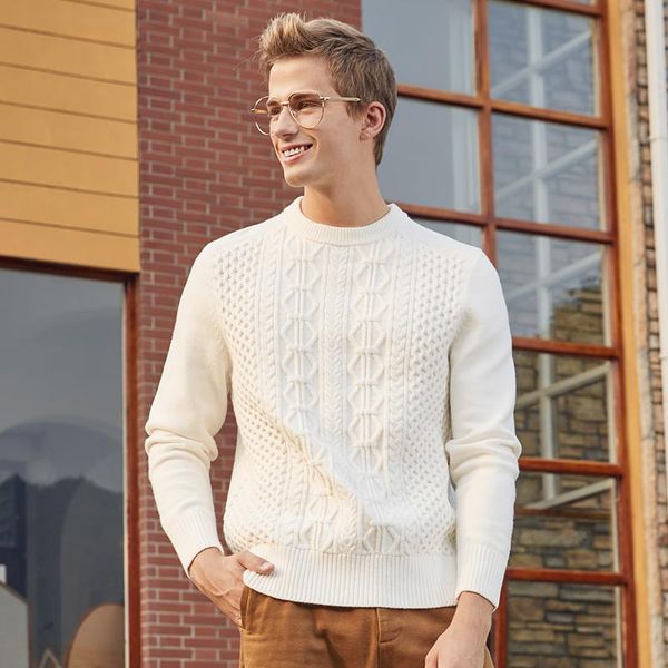men's sweaters sweater men 2021 winter round collar clothes lazy wind solid color personality, White;black
men's sweaters sweater men 2021 winter round collar clothes lazy wind solid color personality, White;black