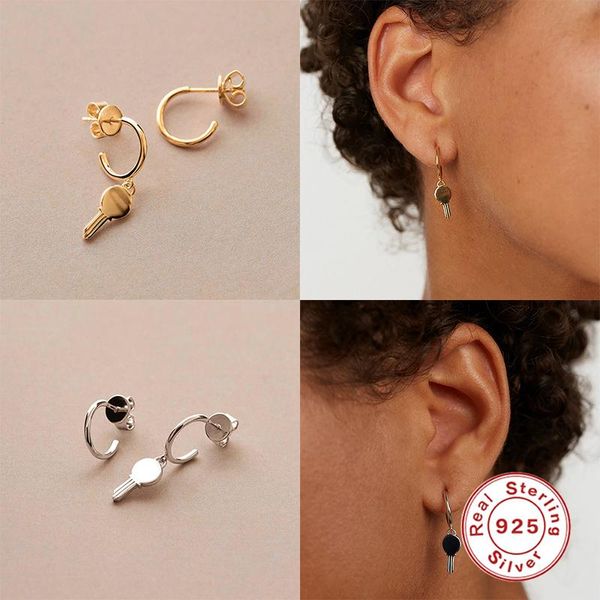 stud aide classic 100% 925 sterling silver key lock earrings for women engagement wedding earring jewelry gift brincos, Golden;silver
stud aide classic 100% 925 sterling silver key lock earrings for women engagement wedding earring jewelry gift brincos, Golden;silver