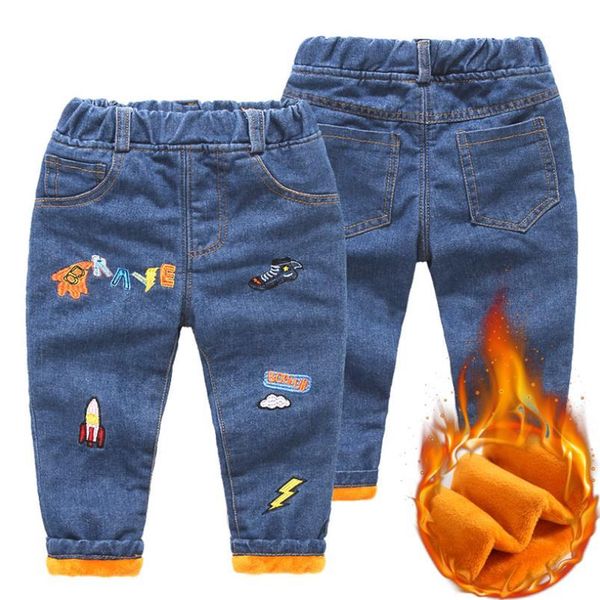 winter baby boys keep warm cotton jeans children new casual embroidered thicken velvet keep warm denim pants2-7y q1219, Blue
winter baby boys keep warm cotton jeans children new casual embroidered thicken velvet keep warm denim pants2-7y q1219, Blue