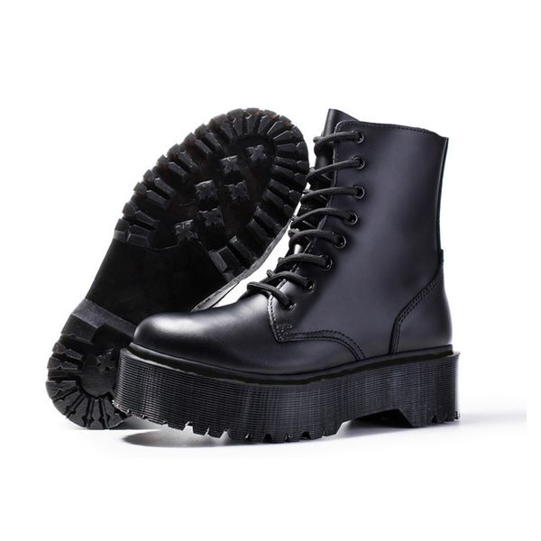 platform winter ankle bottes shoes 8 holes lace-up side zipper motorcycle short women boots black white size 35-44
platform winter ankle bottes shoes 8 holes lace-up side zipper motorcycle short women boots black white size 35-44