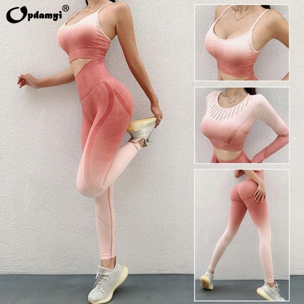 yoga outfits 2021 seamless women set long sleeve high waist sport leggings gym dyeing clothes suit fitness sets for women1, White;red
yoga outfits 2021 seamless women set long sleeve high waist sport leggings gym dyeing clothes suit fitness sets for women1, White;red