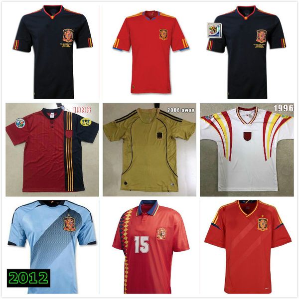 spain retro soccer jerseys 94 96 02 12 vintage classic a.iniesta torres raul jerseys xavi david villa vintage old football shirt, Black;yellow
spain retro soccer jerseys 94 96 02 12 vintage classic a.iniesta torres raul jerseys xavi david villa vintage old football shirt, Black;yellow