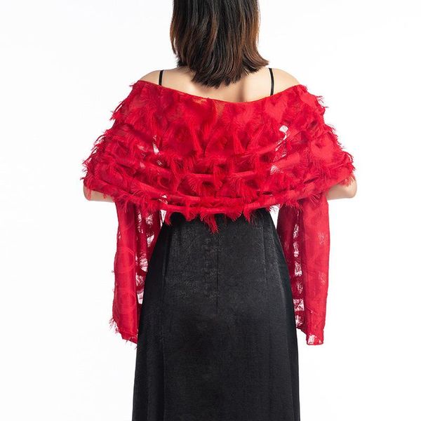 scarves elegant ladies evening dress shawl bridal bolero cape shrug wraps women solid party wedding tassel silk scarf, Blue;gray
scarves elegant ladies evening dress shawl bridal bolero cape shrug wraps women solid party wedding tassel silk scarf, Blue;gray