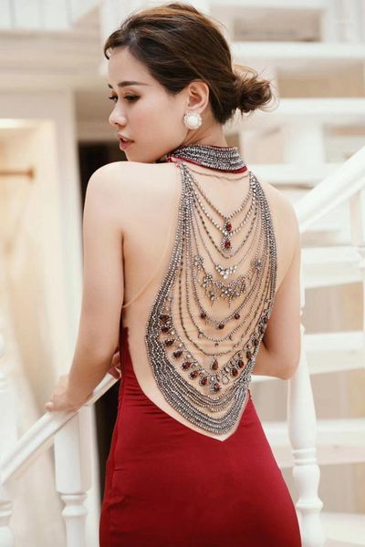 2019 luxury sleeveless full diamond high-neck evening dresses burgudny beading evening gowns prom dress vestidos de festa1, White;black
2019 luxury sleeveless full diamond high-neck evening dresses burgudny beading evening gowns prom dress vestidos de festa1, White;black