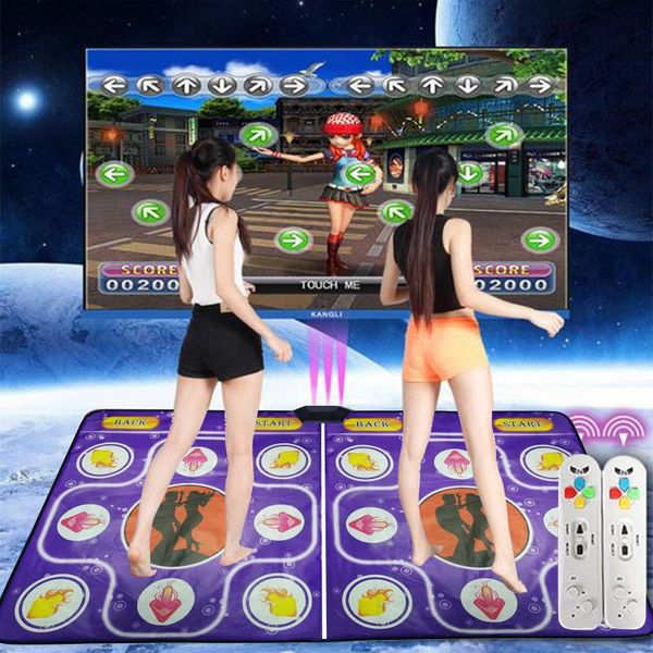 40# double user dance mats non-slip dance step pads sense game english for pc tv double mat remote control without battery blanket
40# double user dance mats non-slip dance step pads sense game english for pc tv double mat remote control without battery blanket