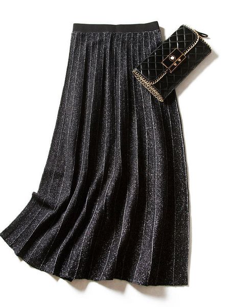 2020 colorful tinsel new plied elastic waist wool knitted or crocheted skirts yr122 eip2, Black
2020 colorful tinsel new plied elastic waist wool knitted or crocheted skirts yr122 eip2, Black