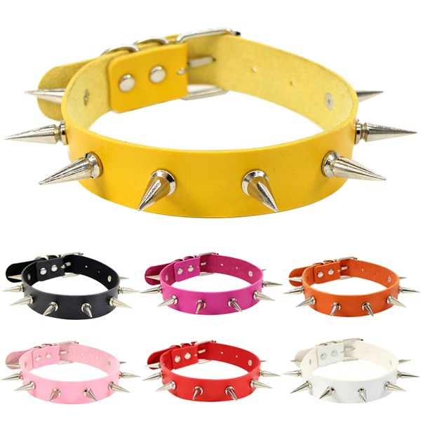 silver color spike choker collar women harajuku choker necklace for womens 2019 punk leather chocker gothic statement jewelry
silver color spike choker collar women harajuku choker necklace for womens 2019 punk leather chocker gothic statement jewelry