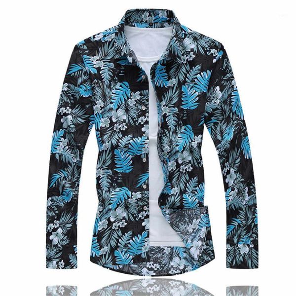 2020 men's shirt blouse long sleeve autumn casual fashion shirts hawaiian leaves printing slim fit shirt men chemise homme1, White;black
2020 men's shirt blouse long sleeve autumn casual fashion shirts hawaiian leaves printing slim fit shirt men chemise homme1, White;black