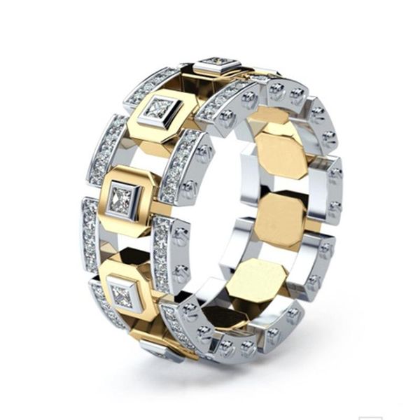 new trendy women ladies stainless steel ring crystal round zircon finger ring cute wedding jewelry engagement, Slivery;golden
new trendy women ladies stainless steel ring crystal round zircon finger ring cute wedding jewelry engagement, Slivery;golden