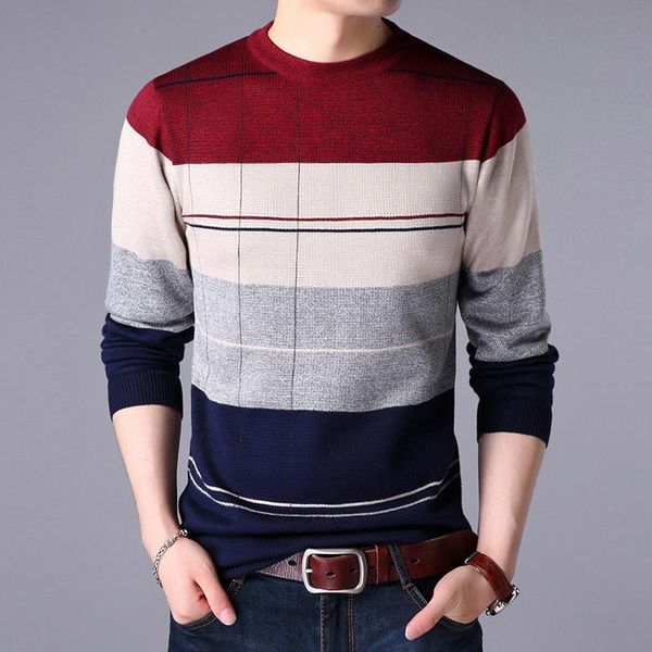men's sweaters knitted sweater men fleece o neck casual striped pullovers mens harajuku fashion knit clothing, White;black
men's sweaters knitted sweater men fleece o neck casual striped pullovers mens harajuku fashion knit clothing, White;black