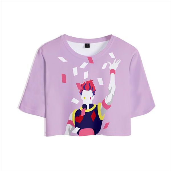 hisoka 3d printed kpop women crop fashion summer short sleeve t shirts girls casual streetwear tshirts plus, White
hisoka 3d printed kpop women crop fashion summer short sleeve t shirts girls casual streetwear tshirts plus, White