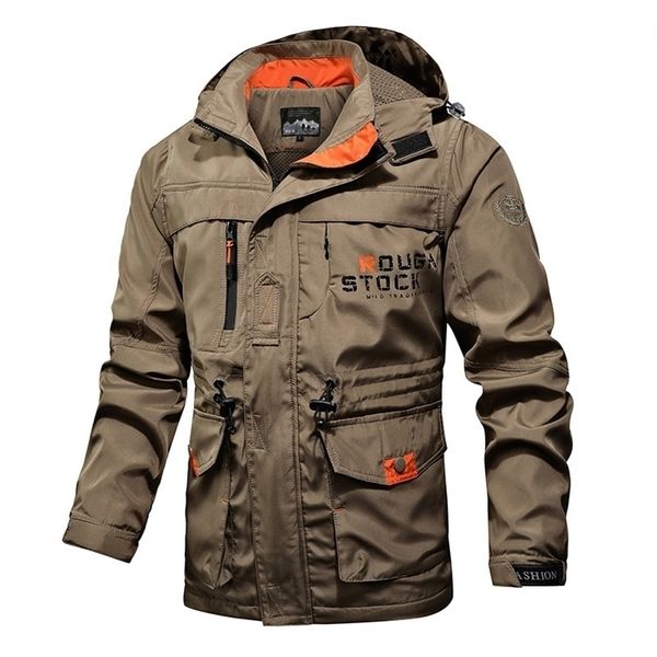 men tactical jacket autumn quick dry military style army coat male multi pockets hooded windbreaker waterproof jacket m-4xl 201128, Black;brown
men tactical jacket autumn quick dry military style army coat male multi pockets hooded windbreaker waterproof jacket m-4xl 201128, Black;brown