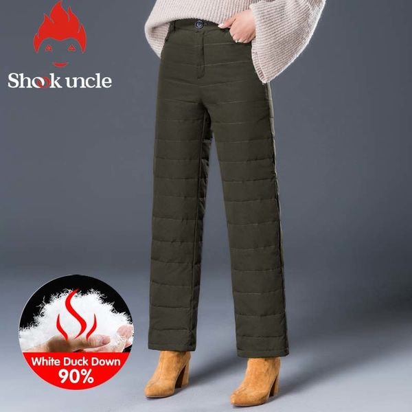 winter casual women 90% white duck down pants winter thick warm elastic low waist wide leg pants womentrousers 201103, Black;white
winter casual women 90% white duck down pants winter thick warm elastic low waist wide leg pants womentrousers 201103, Black;white