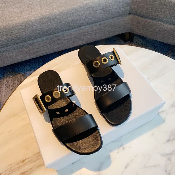 slippers women's shoes summer round head single women's low heels metal perforated sandals korean, Black
slippers women's shoes summer round head single women's low heels metal perforated sandals korean, Black