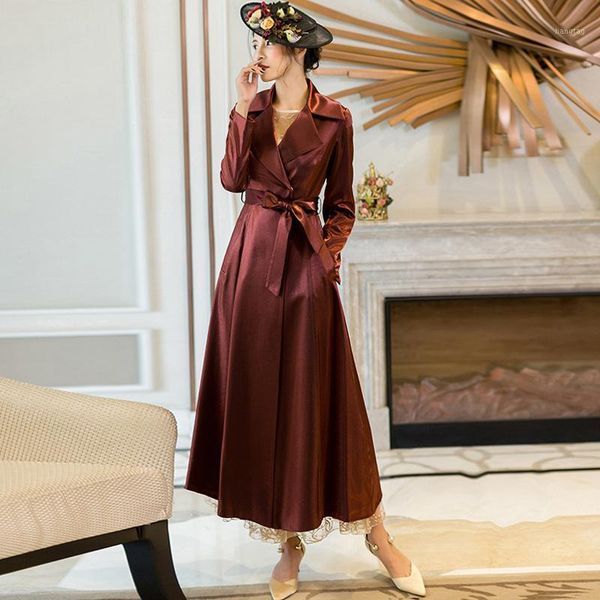 fall spring vintage womens elegant wine red high waisted long trench coat , autumn woman 5xl windbreaker coats for woman1, Tan;black
fall spring vintage womens elegant wine red high waisted long trench coat , autumn woman 5xl windbreaker coats for woman1, Tan;black