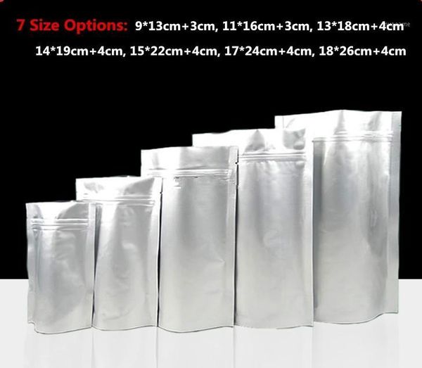 gift wrap 100 pack, stand up silver aluminum foil zipper bag pouch for long term storage and collectibles protection1
gift wrap 100 pack, stand up silver aluminum foil zipper bag pouch for long term storage and collectibles protection1