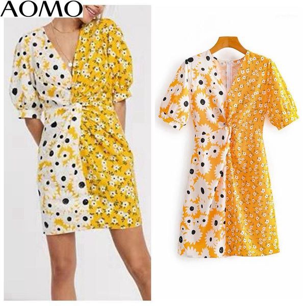 aomo fashion women flowers print v neck dress puff short sleeve ladies sundress mini dress vestidos 2f82a1, Black;gray
aomo fashion women flowers print v neck dress puff short sleeve ladies sundress mini dress vestidos 2f82a1, Black;gray