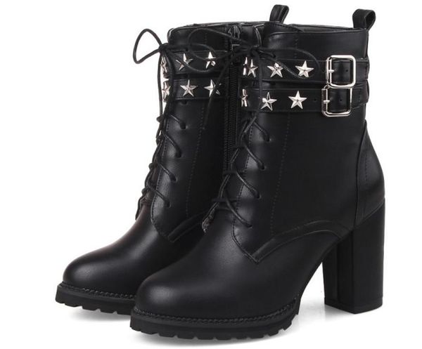 2021 send new style gang martin boots autumn winter coarse heel high-heeled women's 7o0j, Black
2021 send new style gang martin boots autumn winter coarse heel high-heeled women's 7o0j, Black