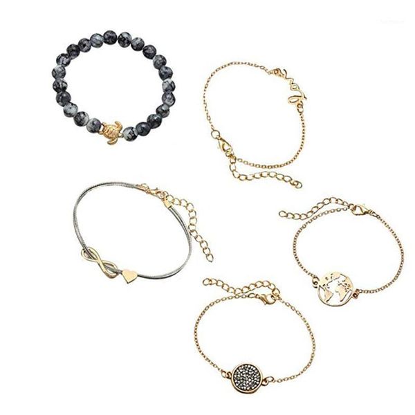 5pcs fashion simple ethnic style retro bracelet vintage female creative bracelet valentine's day gift women accessory l01081, Black
5pcs fashion simple ethnic style retro bracelet vintage female creative bracelet valentine's day gift women accessory l01081, Black