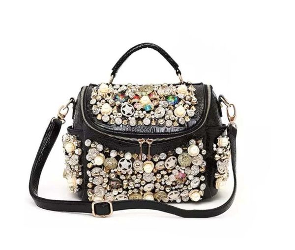 2020 new pearl purse strass standard crocodile luxury rivet ladies shoulder great skill messenger bag
2020 new pearl purse strass standard crocodile luxury rivet ladies shoulder great skill messenger bag