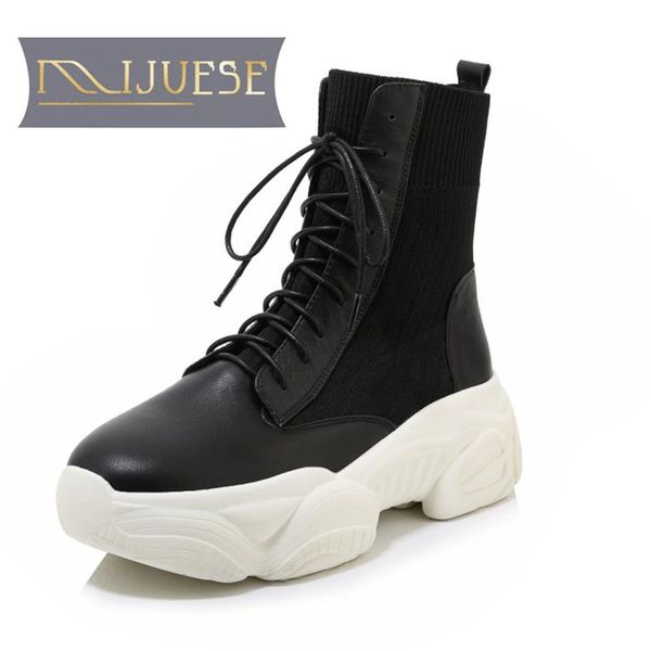 boots mljuese 2021 women ankle soft cow leather winter short plush lace up round toe high heels equestrian party dress, Black
boots mljuese 2021 women ankle soft cow leather winter short plush lace up round toe high heels equestrian party dress, Black