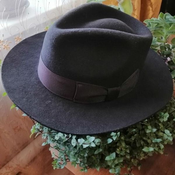 wide brim hats wool fedora hat felt fedoras fashion trilby headwear man's cap b-8130, Blue;gray
wide brim hats wool fedora hat felt fedoras fashion trilby headwear man's cap b-8130, Blue;gray