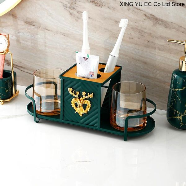 bath accessory set european-style metal iron storage rack mouthwash cup household drain ornaments bathroom decoration accessories
bath accessory set european-style metal iron storage rack mouthwash cup household drain ornaments bathroom decoration accessories