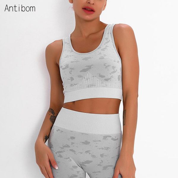 gym clothing antibom camo sports bra women padded fitness yoga seamless push up high impact underwear running elastic, White;black
gym clothing antibom camo sports bra women padded fitness yoga seamless push up high impact underwear running elastic, White;black