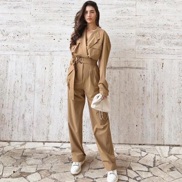 lugentolo overalls women junmpsuits autumn winter new v-neck fashion sashes straight wide leg pants jumpsuit, Black;white
lugentolo overalls women junmpsuits autumn winter new v-neck fashion sashes straight wide leg pants jumpsuit, Black;white
