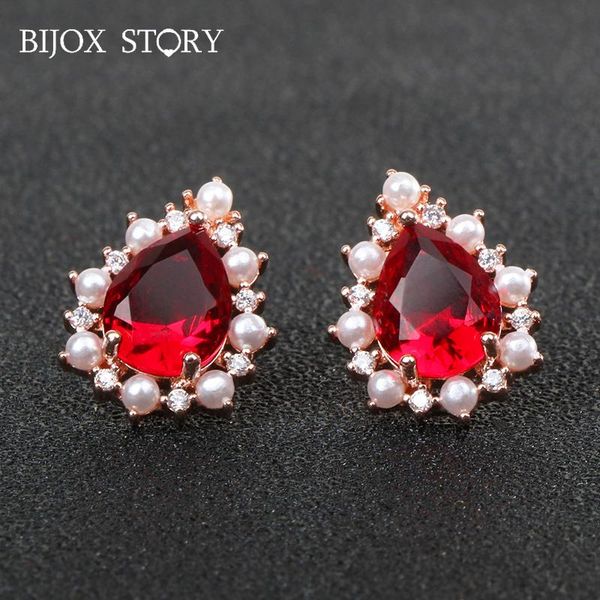 stud bijox story vintage 925 silver jewelry earrings with water drop shape ruby freshwater pearl for women wedding gift, Golden;silver
stud bijox story vintage 925 silver jewelry earrings with water drop shape ruby freshwater pearl for women wedding gift, Golden;silver