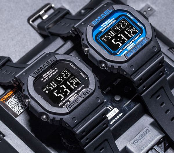 new smael square ditigal watch boy mens student waterproof luminous fashion trend watch black plastic sport watches wristwatches a01b4, Slivery;brown
new smael square ditigal watch boy mens student waterproof luminous fashion trend watch black plastic sport watches wristwatches a01b4, Slivery;brown