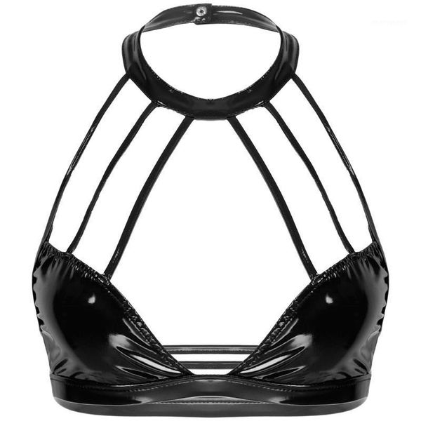 bras sets womens punk moto wetlook costumes pole parties clubwear patent leather lingerie v front backless wire-unlined bra, Red;black
bras sets womens punk moto wetlook costumes pole parties clubwear patent leather lingerie v front backless wire-unlined bra, Red;black