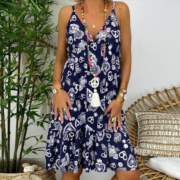 h30 sleeveless bandage v collar mini boho dress ladies plus size casual loose print spaghetti strap summer dress bohemian, Black;gray
h30 sleeveless bandage v collar mini boho dress ladies plus size casual loose print spaghetti strap summer dress bohemian, Black;gray