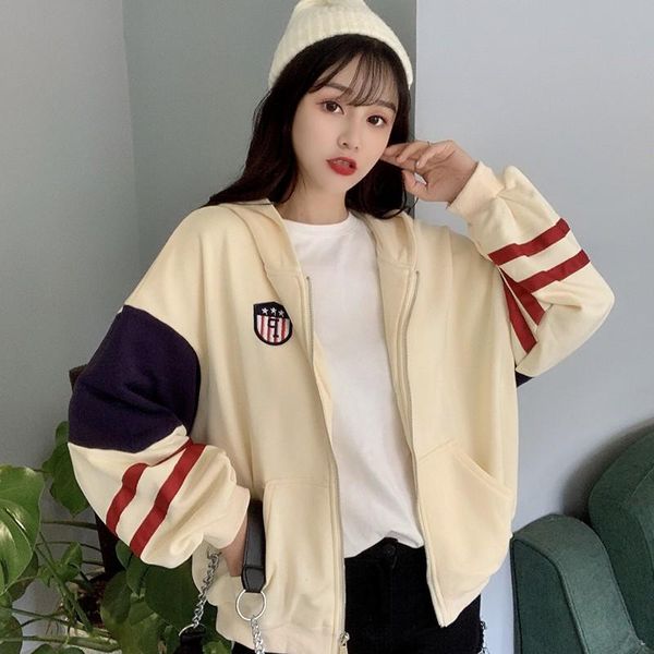 women's hoodies & sweatshirts woman's korean style female cotton thicken warm oversized long sleeve zipper hooded jacket clothing, Black
women's hoodies & sweatshirts woman's korean style female cotton thicken warm oversized long sleeve zipper hooded jacket clothing, Black