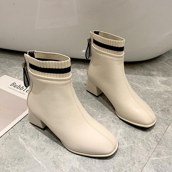 laasimi women winter work&safety boots spring square toe zipper boot shoes woman short plush fashion rubber footwear 2021 new, Black
laasimi women winter work&safety boots spring square toe zipper boot shoes woman short plush fashion rubber footwear 2021 new, Black