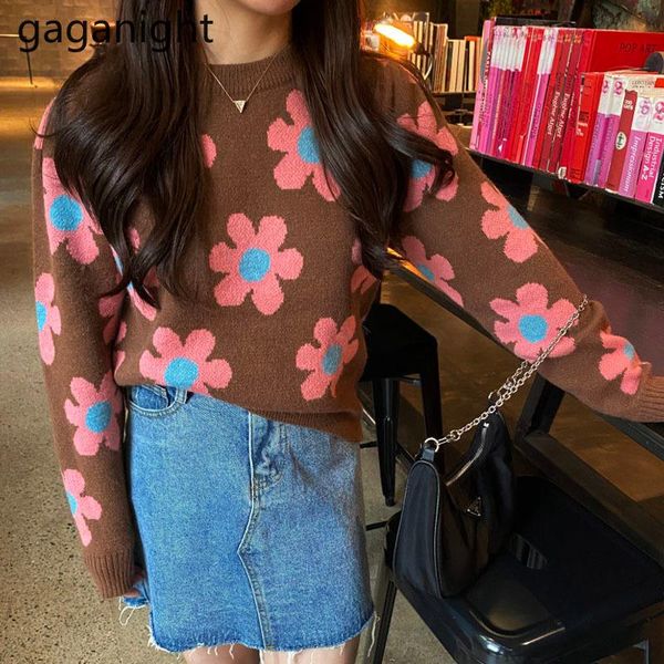 women's sweaters gaganight flower women vintage sweater knitted long sleeve o neck chic korean pullover outweat pull femme fashion, White;black
women's sweaters gaganight flower women vintage sweater knitted long sleeve o neck chic korean pullover outweat pull femme fashion, White;black