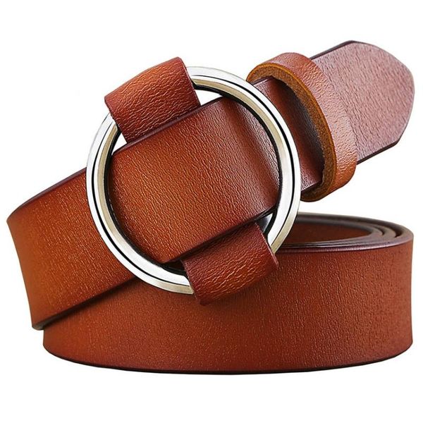 fashion round ring buckle belt woman genuine leather belts for women quality cow skin strap female girdle for jeans width 2.8 cm, Black;brown
fashion round ring buckle belt woman genuine leather belts for women quality cow skin strap female girdle for jeans width 2.8 cm, Black;brown