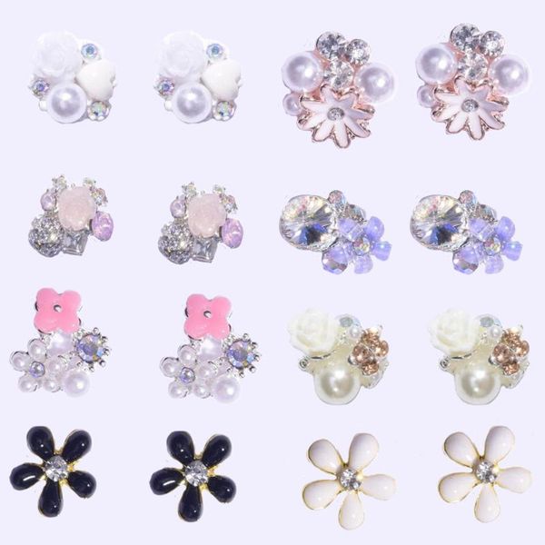 10pcs/lot 3d rhinestones for nails design flower style gem mix beauty charms colorful pearl manicure crystal nail art decoration, Silver;gold
10pcs/lot 3d rhinestones for nails design flower style gem mix beauty charms colorful pearl manicure crystal nail art decoration, Silver;gold