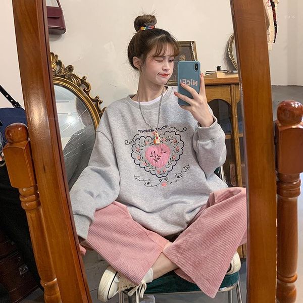 new heart printed women sweatshirt oversized long sleeve casual pullovers fashion blouse loose autumn pullovers hoodies1, Black
new heart printed women sweatshirt oversized long sleeve casual pullovers fashion blouse loose autumn pullovers hoodies1, Black