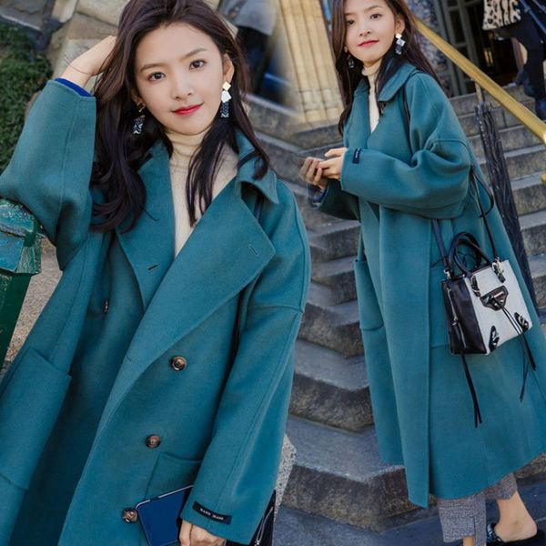 2021 new autumn winter plus size women's coat korean style quilted mid-length woolen clothes slim coats jackets m645, Black
2021 new autumn winter plus size women's coat korean style quilted mid-length woolen clothes slim coats jackets m645, Black