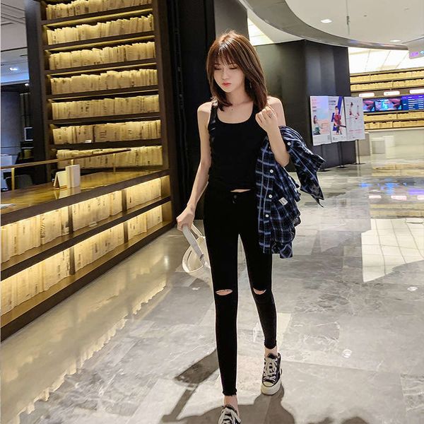special price black perforated capri jeans women's new spring / summer 2019 korean tight elastic leggings thin, Blue
special price black perforated capri jeans women's new spring / summer 2019 korean tight elastic leggings thin, Blue