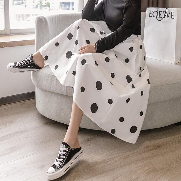make spot skirts in female white skirt of tall waist a word show thin wave point package buttocks long skirt1, Black
make spot skirts in female white skirt of tall waist a word show thin wave point package buttocks long skirt1, Black