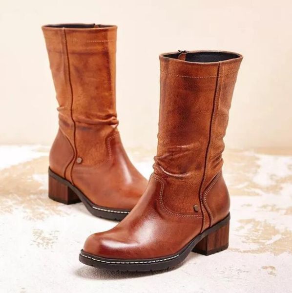 women boots pu leather zipper retro casual womans booties gladiator low heel shoes ladies fashion botas mujer invierno tw732, Black
women boots pu leather zipper retro casual womans booties gladiator low heel shoes ladies fashion botas mujer invierno tw732, Black