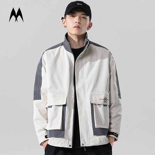 men's jackets baseball jacket men streetwear 2021 brand cargo fashion zipper bomber japanese style windbreaker, Black;brown
men's jackets baseball jacket men streetwear 2021 brand cargo fashion zipper bomber japanese style windbreaker, Black;brown